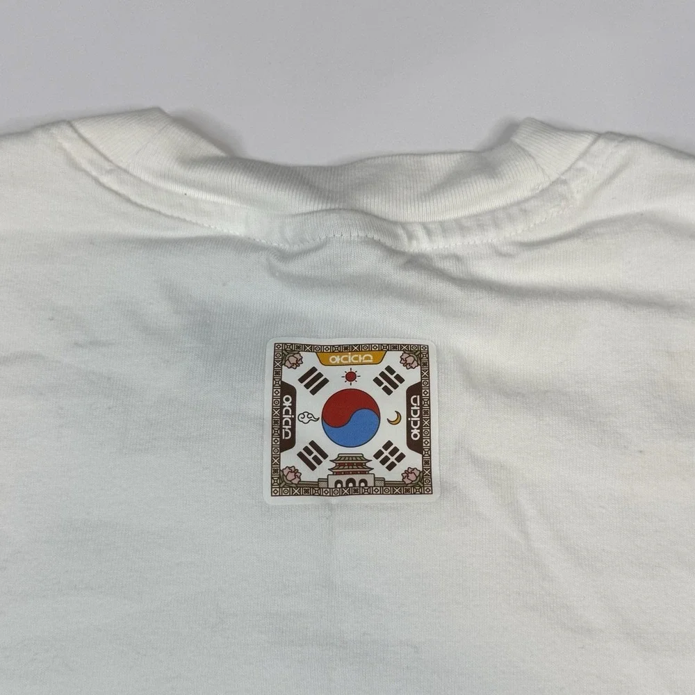 Adidas Seoul Korea Limited Edition T-Shirt White Men's Small Short Sleeve